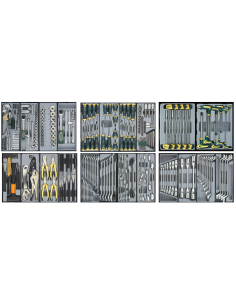 Voziček z orodjem 286 delni - FORCE -   - Pro Orodje